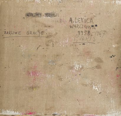 null Alfred LENICA (1899-1977)
Zarliwe, 1958-1967
Huile sur toile, signée en bas...