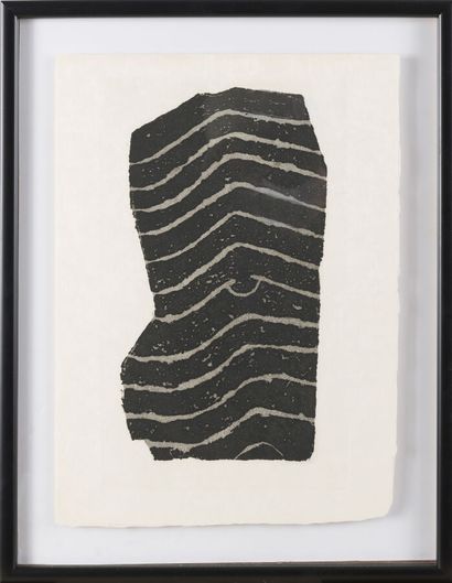 null Raoul UBAC (1910-1995)
Abstract composition
Etching in two tones on Japan paper,...