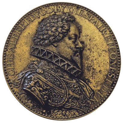 null Charles d'Albert. Duke of Luynes. 1621. Refrappe 18th/19th c. 56mm. 75grs. SUP...