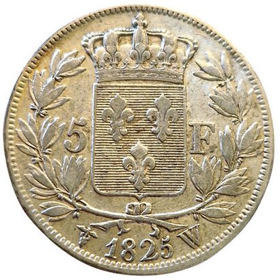 null Charles X. 5 Francs 1825 W. Lille. Gad.643. qTTB