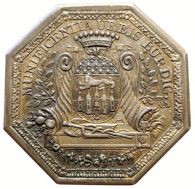 null Louis XVI. Silver token. Municipality. Bordeaux. N.D. Carde 226. Medal strike....