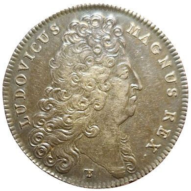 null Louis XIV. Silver token. Chamber of Commerce of Bordeaux . 1706. Carde 406....