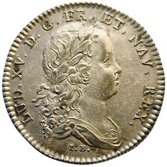 null Louis XV. City of Paris. N.D. Silver token. F.A 3454. Rare. SUP