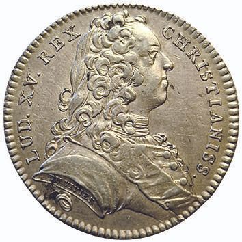 null Louis XV. Paymaster of the Rents. 1717. Silver token. F.A 3860. TTB+