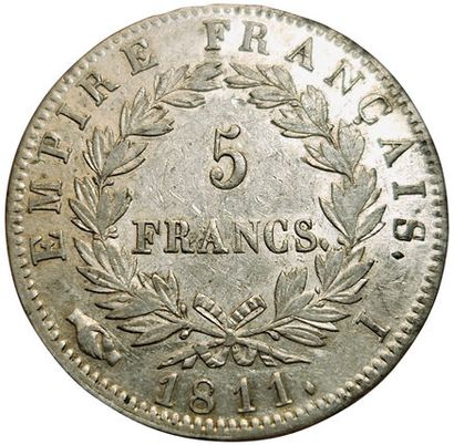 null 1st Empire. 5 Francs 1811 I. Limoges. Gad.584. TTB