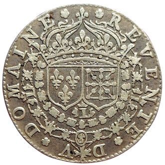 null Louis XIII. Resale of the Domain. 1620. F.A is missing. Rare! TB