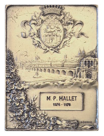 null Silver plate : Caisse d'Epargne de Bordeaux . 1819. Attributed. 75x55mm. Rare....