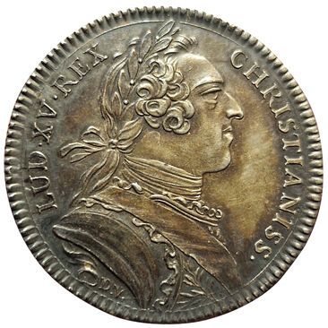 null Louis XV. Silver token. Chamber of Commerce of Bordeaux. 1750. 413A card. S...