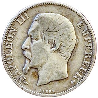 null 2 Francs 1857 A. Paris. Gad.523. TB