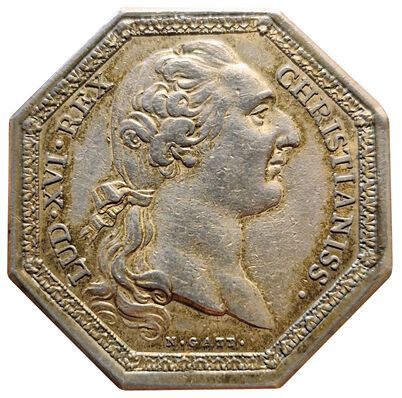 null Louis XVI. Silver token. Municipality. Bordeaux. N.D. Carde 226. Medal strike....