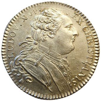 null Louis XVI. Chamber of Coins. 1780. Silver token. F.A 2222. SUP