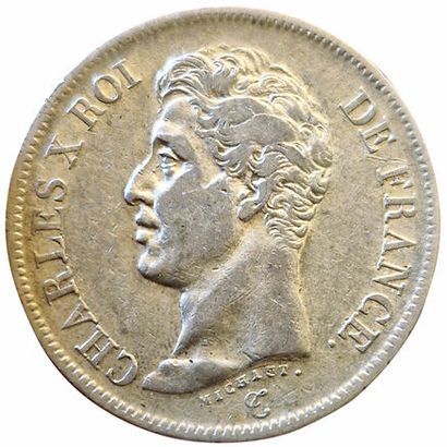 null Charles X. 5 Francs 1825 W. Lille. Gad.643. qTTB
