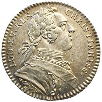 null Louis XV. States of Brittany. 1748. Silver token. Dan.99C . SUP to SPL
