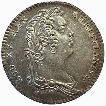 null Louis XV. Secretaries of the King. 1731. Silver token. F.A 333. SUP to SPL