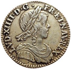 null Louis XIV. Twelfth of ecu with the long wick. 1648 K. Bordeaux. 2,18grs. Gad.112...