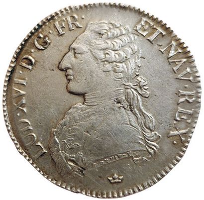 null Louis XVI. Ecu aux branches d'olivier. 1777 M. Toulouse. 29,45grs. Gad.356....