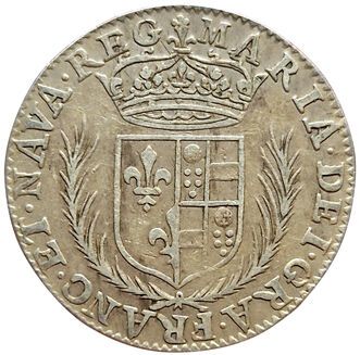 null Marie de Médicis. 1609. Silver token. F.A 11994. TTB