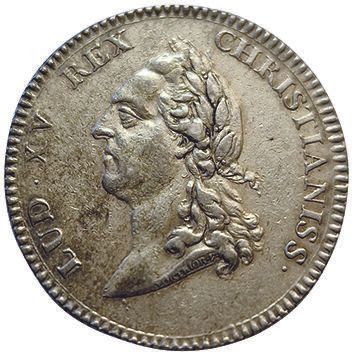 null Louis XV. States of Languedoc. 1770. Silver token. F.A10989. TTB