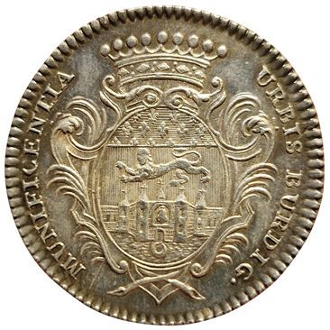 null Louis XVI. Silver token. Municipality. Bordeaux. N.D. Carde 215. SUP to SPL