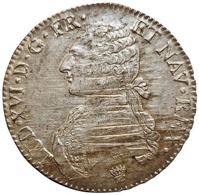 null Louis XVI. Ecu aux branches d'olivier. 1779 I. Limoges. 29,32grs. Gad ?356 (R2)....