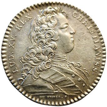 null Louis XV. States of Brittany. Saint-Brieux. 1730. Silver token. Dan.84C . SUP...