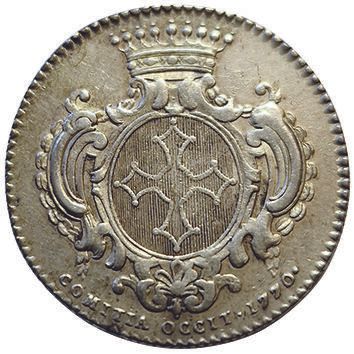 null Louis XV. Etats du Languedoc. 1770. Jeton argent. F.A10989. TTB