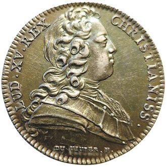 null Louis XV. States of Brittany. 1726. Silver token. Dan.79C . SPL