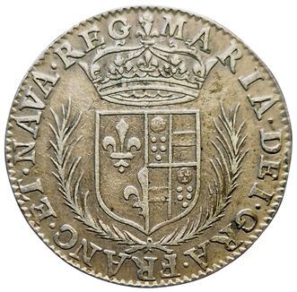 null Marie de Médicis. 1609. Silver token. F.A 11994. TTB