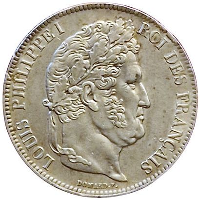 null Louis-Philippe. 5 Francs 1837 B. Rouen. Gad.678. SUP