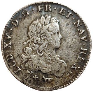 null Louis XV. Tiers d'écu de France. 1720 A. Paris. 7,86grs. Gad.306. TB+