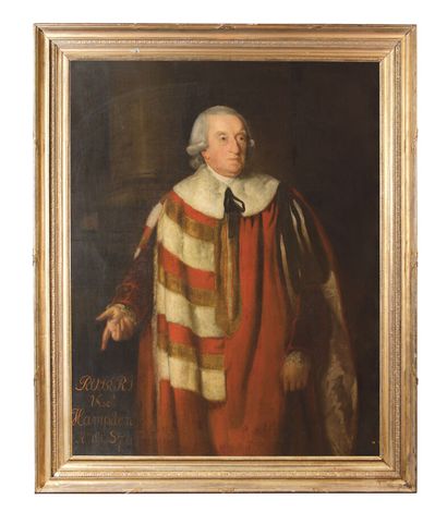null ÉCOLE ANGLAISE DU XVIIIe SIÈCLE
Portrait de Robert Hampden-Trevor, premier vicomte...