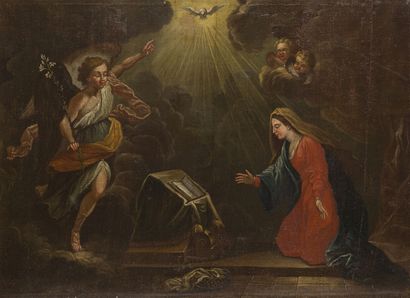 17th CENTURY FRENCH SCHOOL*
The Annunciation
Canvas.
60...