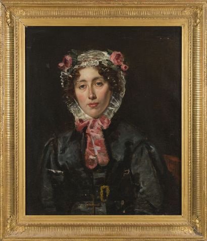 null François SIMONAU (Bornhem, Belgique, 1783 - Londres, 1859)
The Flemish Murillo
Portrait...