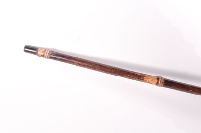 null Cane with system, the shaft in bamboo, the knob ball in unscrewable brass. Length...