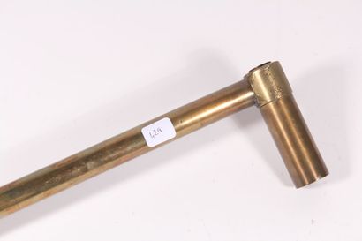 null Cane with system, wooden shaft finished by a telescope marked J. Beck 1918....