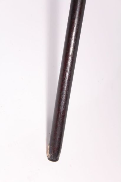 null Commemorative cane with black wood stock bearing a label "American Legion Convention...