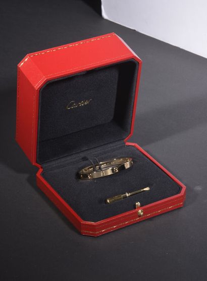 Cartier, love bracelet in yellow gold 750...