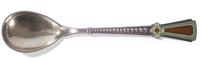null SMALL SILVER SPOON
916 thousandth, Russian work 1954-1958, the handle with decoration...