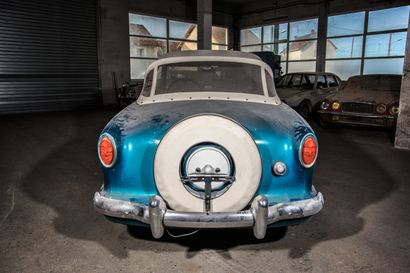 null Nash Metropolitan, 1954, 2-door, 4-seat convertible undergoing restoration....