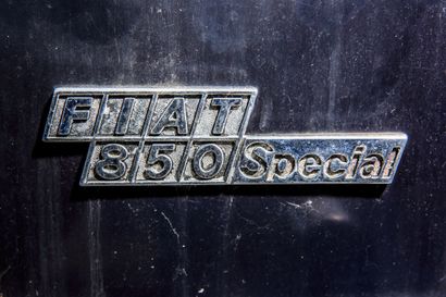 null Fiat 850 special, 1968, 2-door Coach. Italian papers, 55,515 km on the odometer,...
