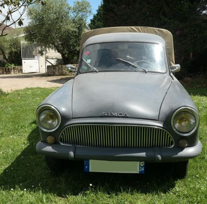 null Simca Aronde Intendante, 29/12/1961, tarpaulin tray, French registration with...