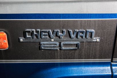 null Chevrolet Chevy-Van, 1990, 7 places. Provenance USA avec Certificate of Title,...