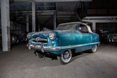 null Nash Metropolitan, 1954, 2-door, 4-seat convertible undergoing restoration....