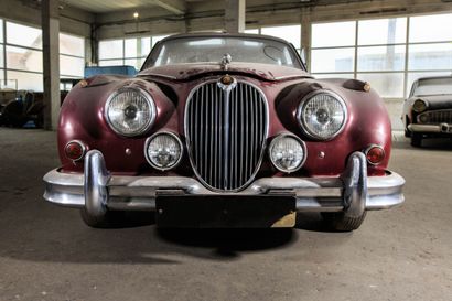 null Jaguar MK2, 1960/67, berline découvrable, (sun-roof), immat.GB, conduite à droite...