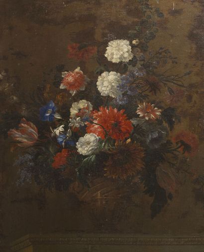 null ATTRIBUÉ À Nicolas BAUDESSON (1611-1680)
Bouquet de fleurs avec un tournesol...