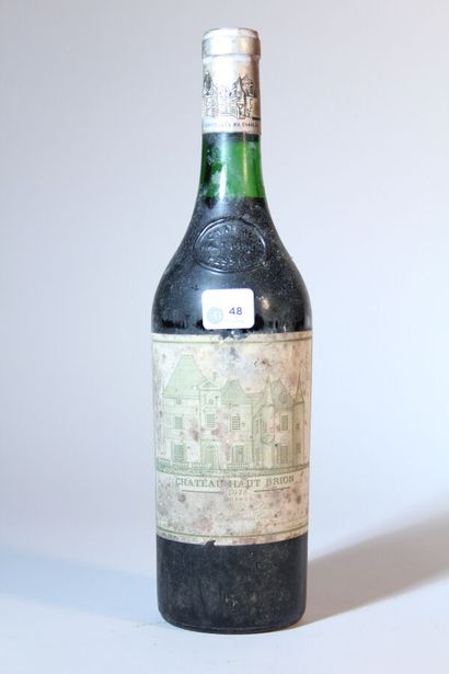 null 1976 - Château Haut-Brion, Graves, 1 blle, étiquette sale