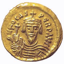 null Byzance. Phocas. Solidus de 23 Siliques. R/ VICTORIA AVGG(Thêta). Constantinople....