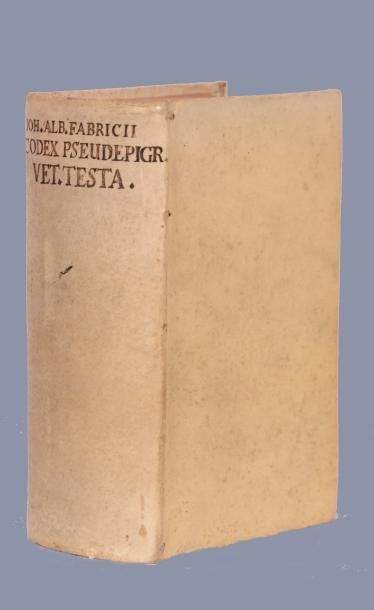 null FABRICIUS (Johann Albert)

Codex pseudepigraphus Veteris Testamenti, collectus,...