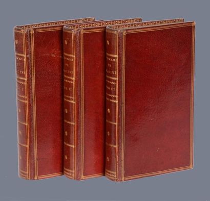null RACINE (Jean)

Œuvres de Racine. A Paris, chez Joseph Saugrain, 1750.

3 volumes...