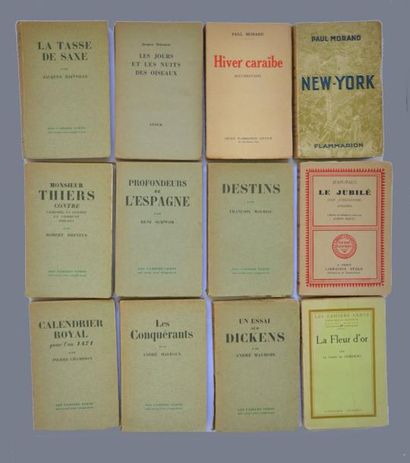 null LITTÉRATURE - ÉDITIONS ORIGINALES

Ensemble de 12 volumes in-12, brochés, couvertures...